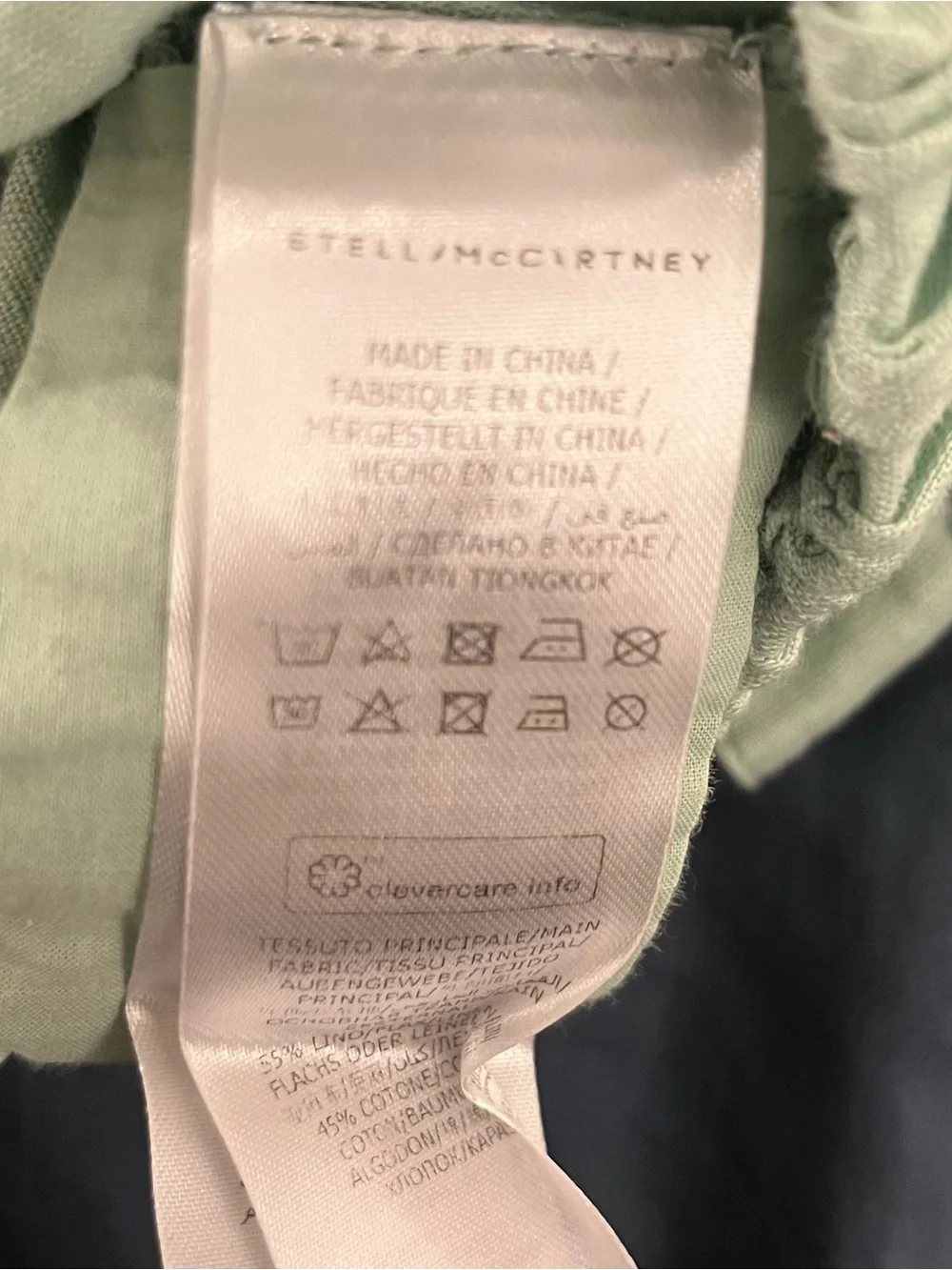 Stella McCartney Mint Green Ruffle Dragonfly Summer Romper Size 12 Months Baby